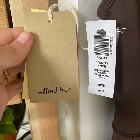 NWT Wilfred FREE Divinity Knee Romper Jumpsuit XS Mocha Brown - Picture 4 of 6